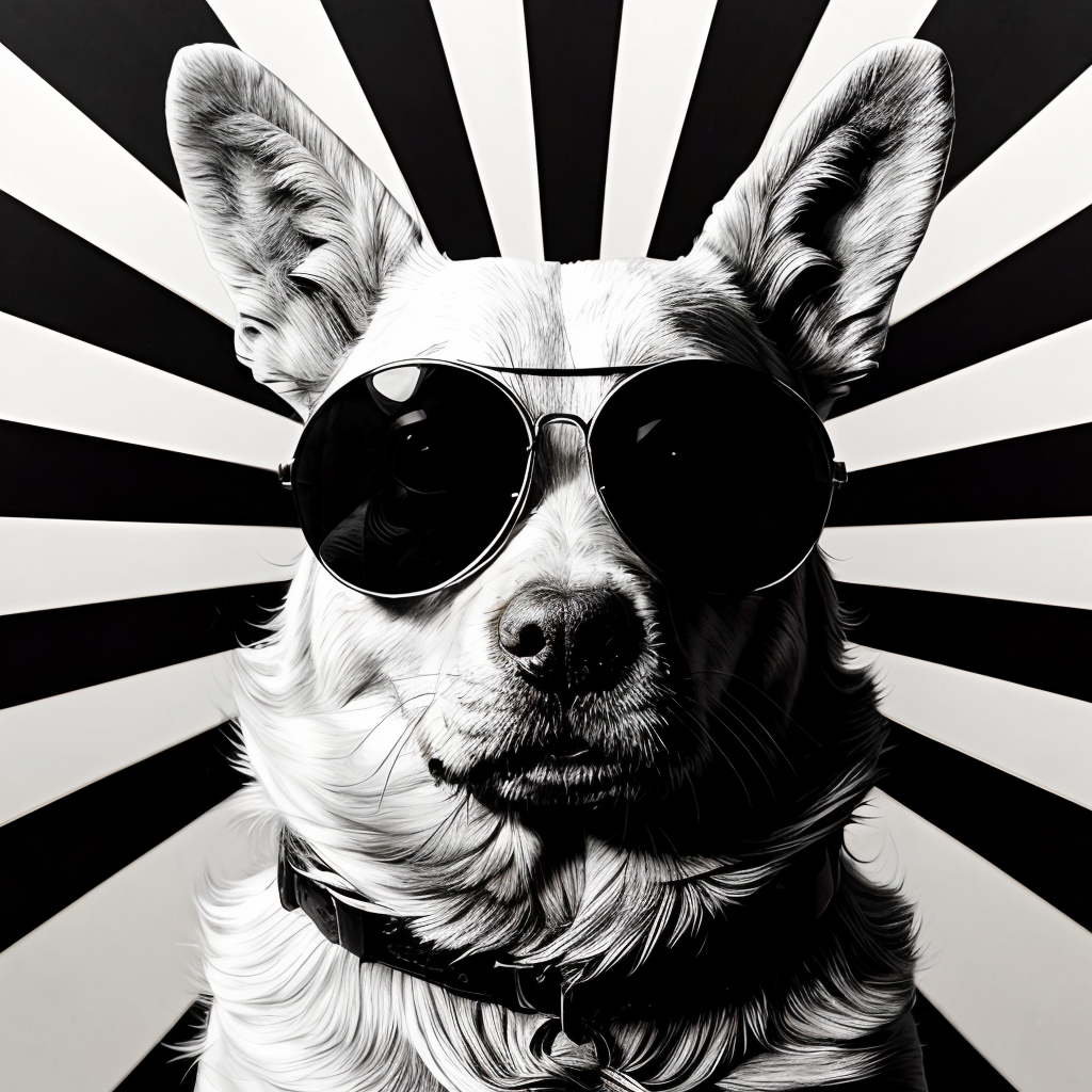 00509-2869514867-_lora_Linear-Delusion-000100_0.7_, LinearDelusion, a dog wearing sunglasses.png